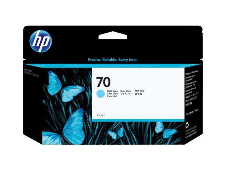 HP 70 Cyan Light Cartucho de Tinta Original