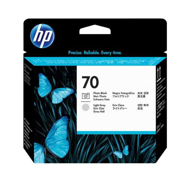 HP 70 Negro Photo/Gris Claro Cabezal de Impresion Original