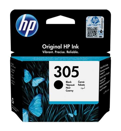 HP 305 Negro Cartucho de Tinta Original