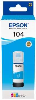 Epson 104 Cyan Botella de Tinta Original