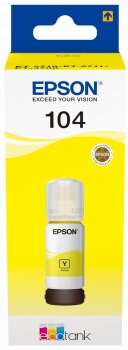 Epson 104 Amarillo Botella de Tinta Original