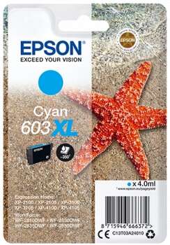 Epson 603XL Cyan Cartucho de Tinta Original