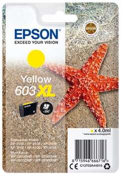 Epson 603XL Amarillo Cartucho de Tinta Original