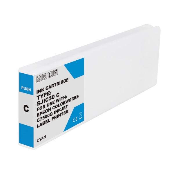 Epson SJIC30P Cyan Cartucho de Tinta Pigmentada Generico Tuink - Imagen 2