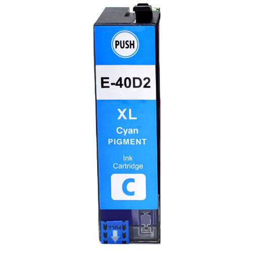 Epson T40D2 Cyan Cartucho de Tinta Pigmentada Generico Tuink - Imagen 2
