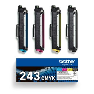 Brother TN243 Pack de 4 Cartuchos de Toner Originales