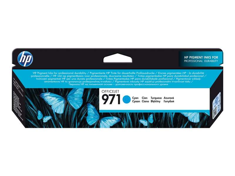 HP 971 Cyan Cartucho de Tinta Original