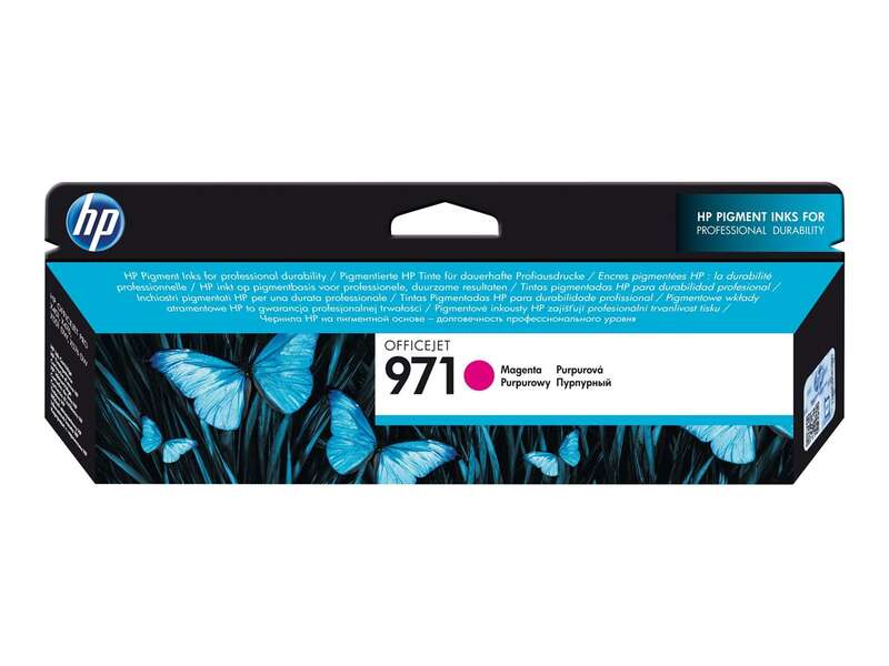 HP 971 Magenta Cartucho de Tinta Original