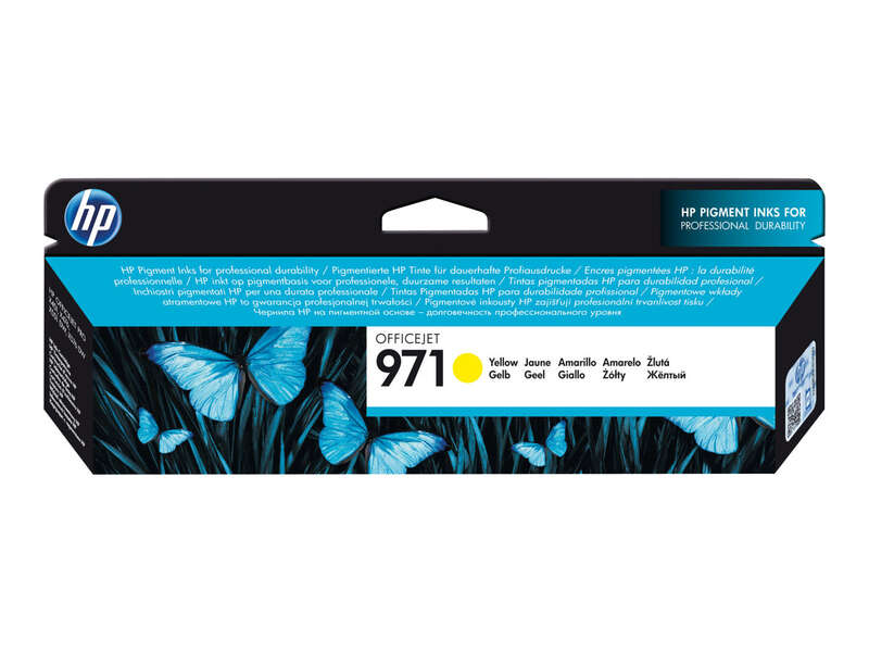 HP 971 Amarillo Cartucho de Tinta Original