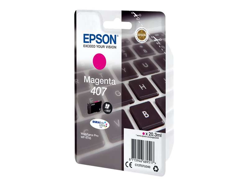 Epson 407 Magenta Cartucho de Tinta Original