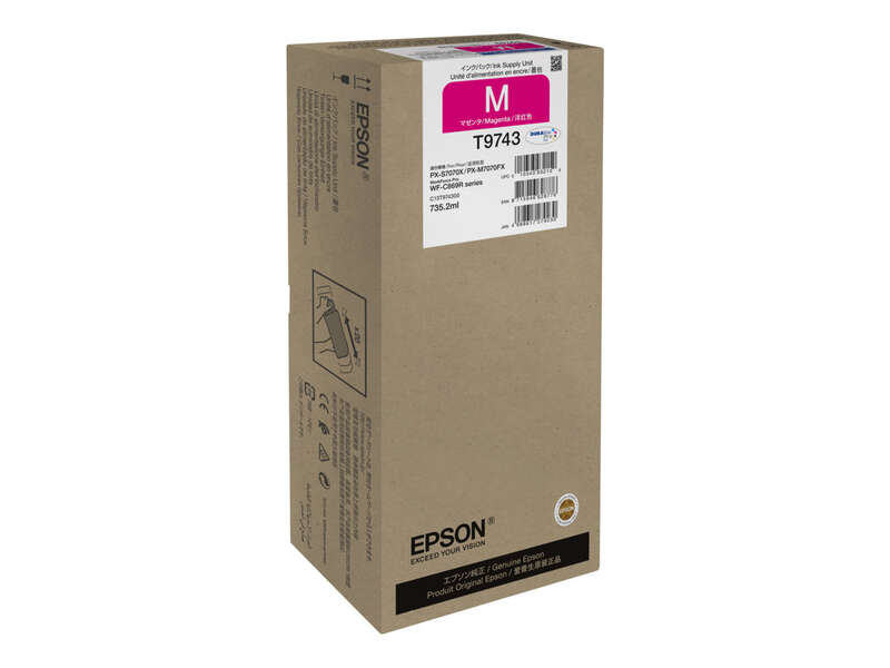 Epson T9743 Magenta Cartucho de Tinta Original