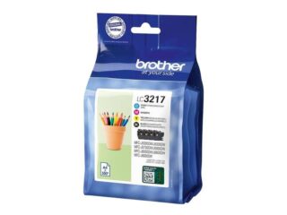 Brother LC3217 Pack de 4 Cartuchos de Tinta Originales