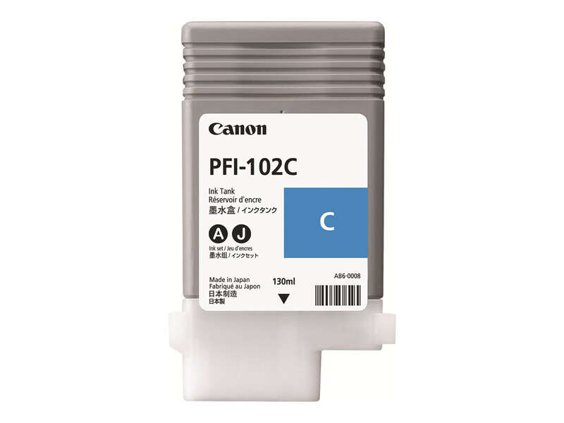 Canon PFI102 Cyan Cartucho de Tinta Original