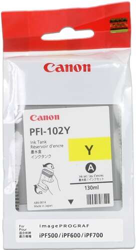 Canon PFI102 Amarillo Cartucho de Tinta Original