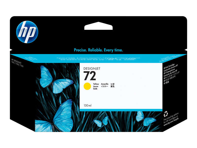 HP 72 Amarillo Cartucho de Tinta Original