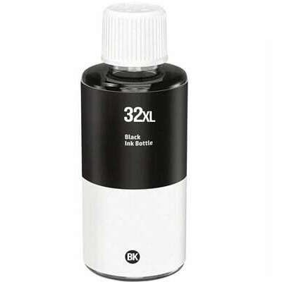 HP 32XL Negro Botella de Tinta Pigmentada Generica - Imagen 2