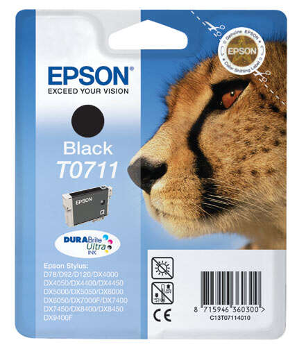 Epson T0711 Negro Cartucho de Tinta Original