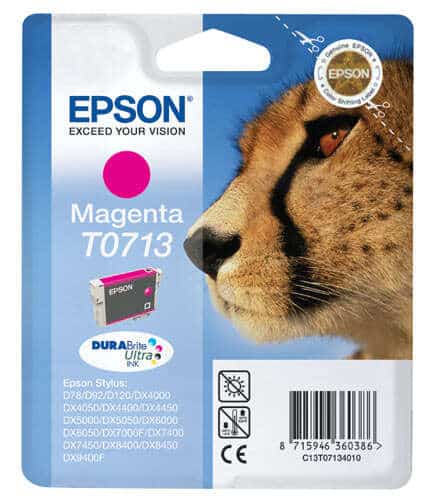 Epson T0713 Magenta Cartucho de Tinta Original