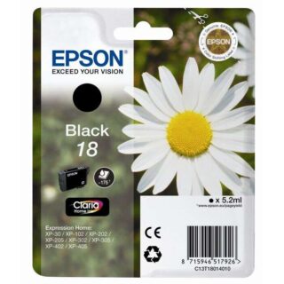 Epson T1801 (18) Negro Cartucho de Tinta Original