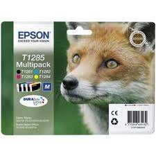 Epson T1285 Pack de 4 Cartuchos de Tinta Originales