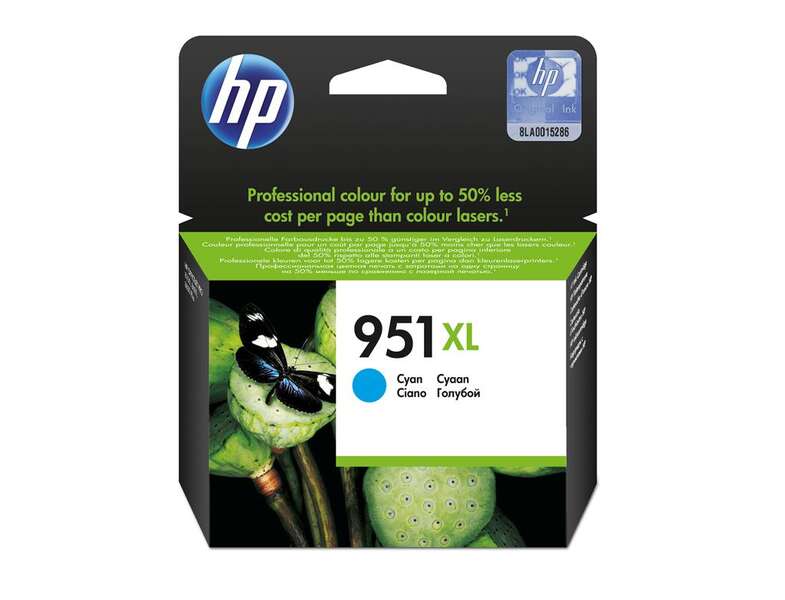 HP 951XL Cyan Cartucho de Tinta Original