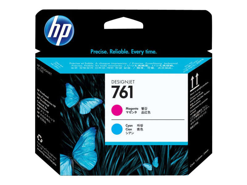 HP 761 Cabezal de Impresion Original - Cyan y Magenta