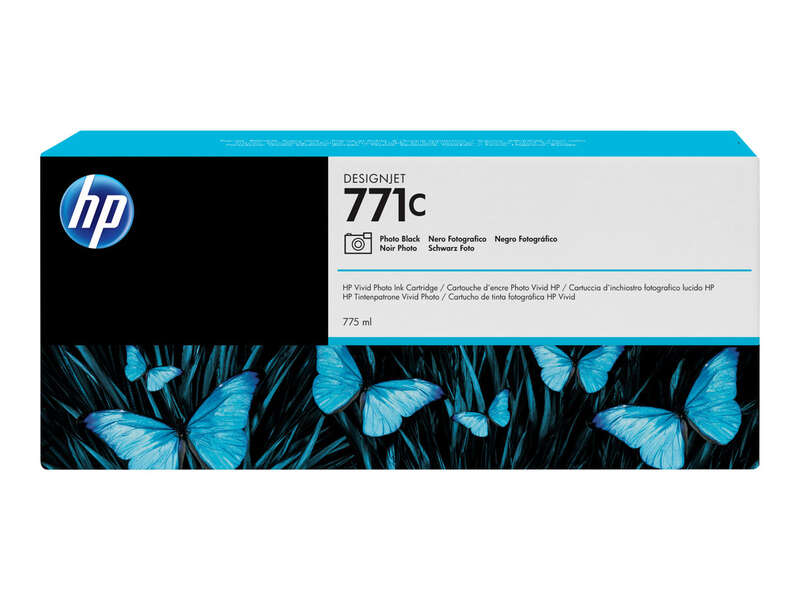 HP 771C Negro Photo Cartucho de Tinta Original
