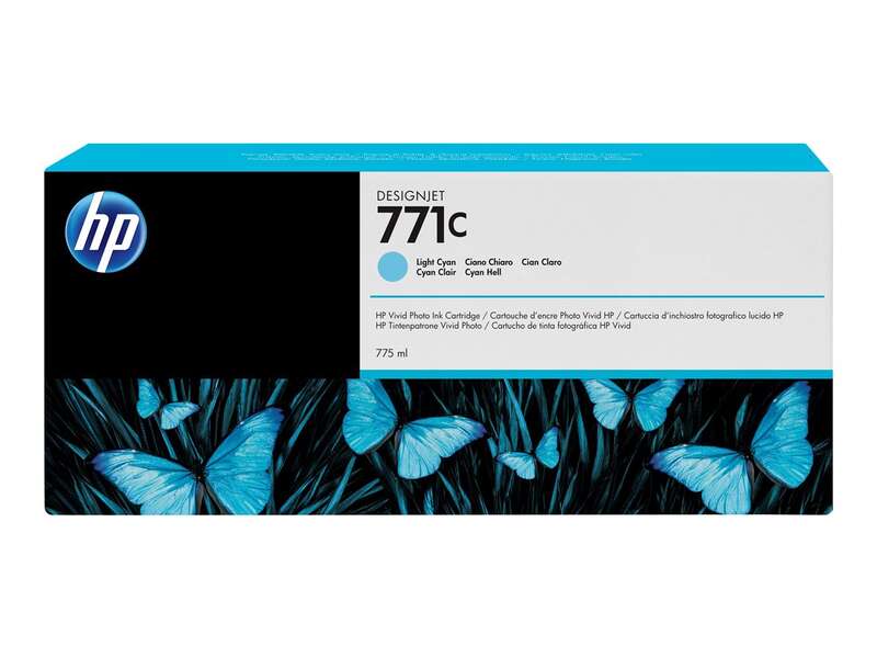 HP 771C Cyan Light Cartucho de Tinta Original