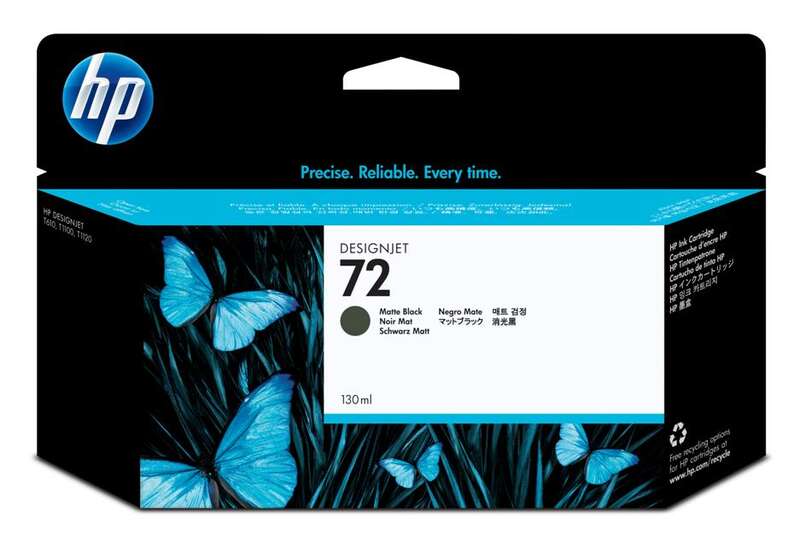 HP 72 Negro Mate Cartucho de Tinta Original