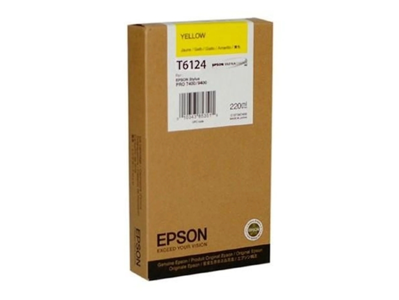 Epson T6124 Amarillo Cartucho de Tinta Original