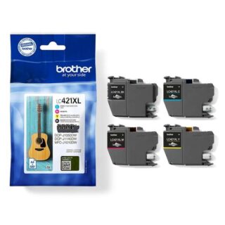 Brother LC421XL Pack de 4 Cartuchos de Tinta Originales