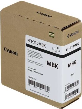 Canon PFI310 Negro Mate Cartucho de Tinta Original