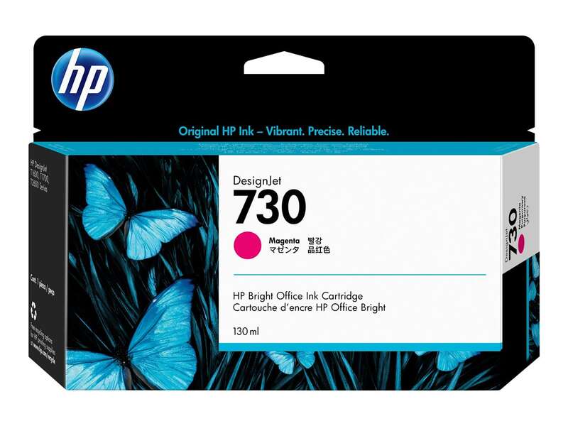 HP 730 Magenta Cartucho de Tinta Original