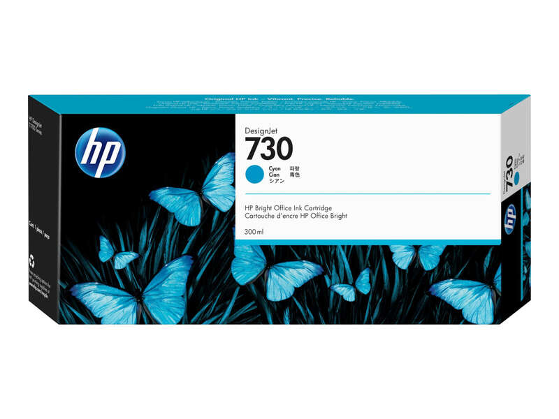 HP 730 Cyan Cartucho de Tinta Original