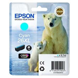 Epson T2632 (26XL) Cyan Cartucho de Tinta Original