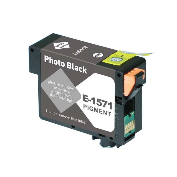 Epson T1571 Negro Photo Cartucho de Tinta Pigmentada Generico Tuink - Imagen 2
