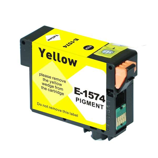 Epson T1574 Amarillo Cartucho de Tinta Pigmentada Generico Tuink - Imagen 2