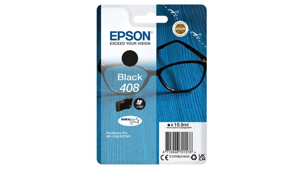 Epson 408 Negro Cartucho de Tinta Original