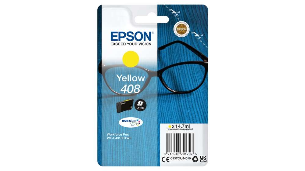 Epson 408 Amarillo Cartucho de Tinta Original