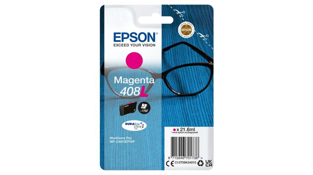 Epson 408L Magenta Cartucho de Tinta Original