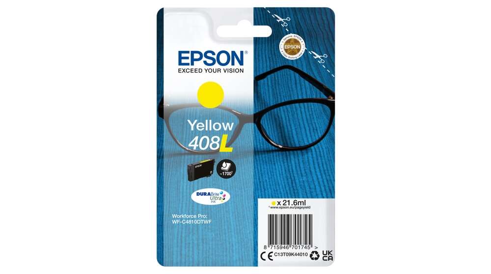 Epson 408L Amarillo Cartucho de Tinta Original