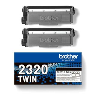 Brother TN2320 Negro Pack de 2 Cartuchos de Toner Originales
