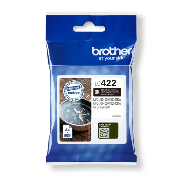 Brother LC422 Negro Cartucho de Tinta Original