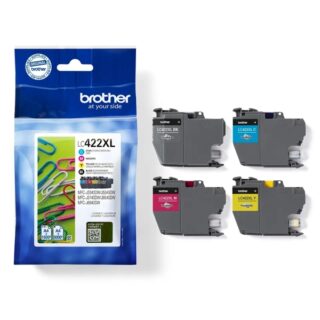 Brother LC422XL Pack de 4 Cartuchos de Tinta Originales