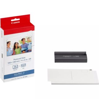 Canon KP-36IP Pack de Tinta Original y 36 Hojas Papel Fotografico, 100x148 mm
