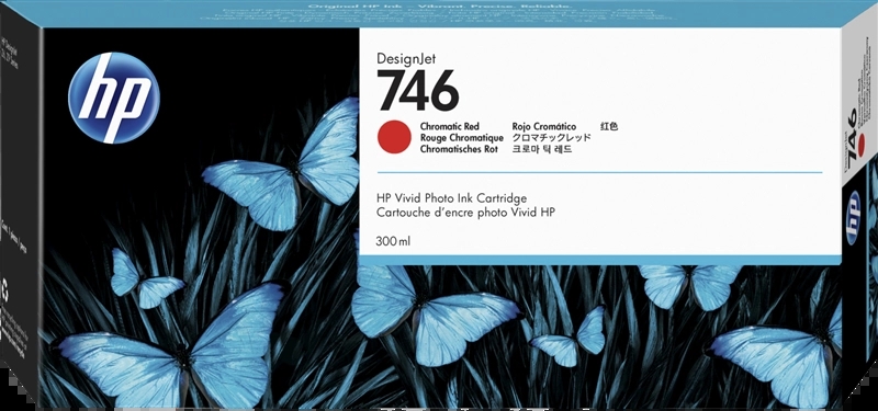 HP 746 Rojo Cartucho de Tinta Original