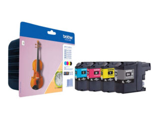 Brother LC127XL/LC125XL Pack de 4 Cartuchos de Tinta Originales