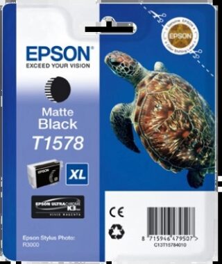 Epson T1578 Negro Mate Cartucho de Tinta Original