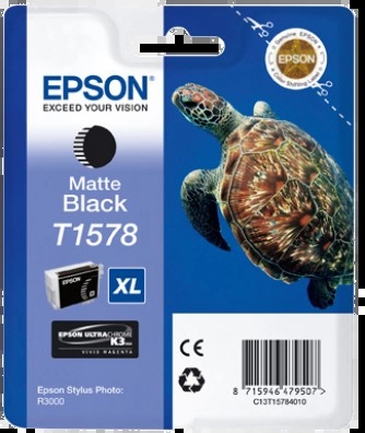 Epson T1578 Negro Mate Cartucho de Tinta Original