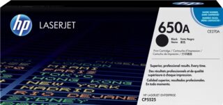 HP CE270A Negro Cartucho de Toner Original - 650A